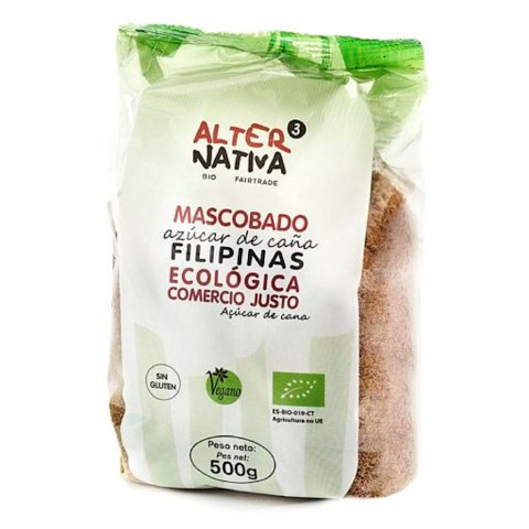 CUKIER TRZCINOWY MASCOBADO BEZGLUTENOWY BIO 500 g - ALTERNATIVA3