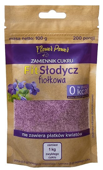 FIT SŁODYCZ FIOŁKOWA 100 g - FLOWER POWER
