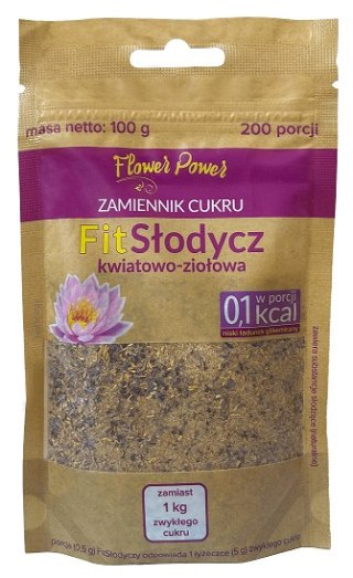 FIT SŁODYCZ KWIATOWO - ZIOŁOWA 100 g - FLOWER POWER