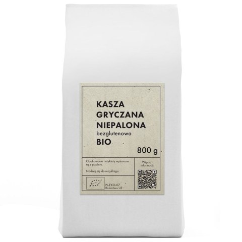 KASZA GRYCZANA NIEPALONA BEZGLUTENOWA BIO 800 g - THE PLANET