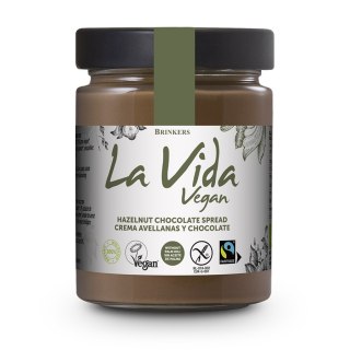 KREM CZEKOLADOWO - ORZECHOWY FAIR TRADE BEZGLUTENOWY BIO 270 g - LA VIDA VEGAN