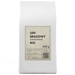 LEN BRĄZOWY (SIEMIĘ LNIANE) BIO 600 g - THE PLANET