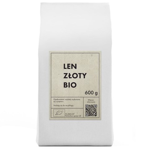 LEN ZŁOTY (SIEMIĘ LNIANE) BIO 600 g - THE PLANET