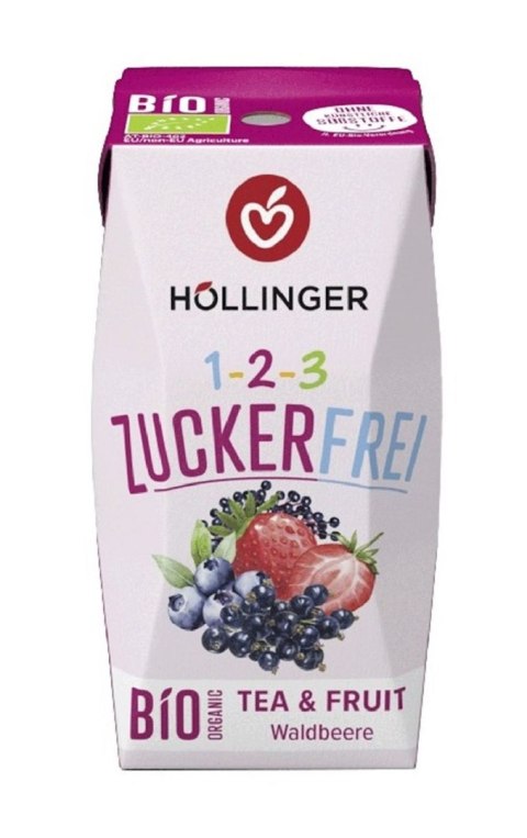 NAPÓJ O SMAKU OWOCÓW LEŚNYCH BEZ CUKRU BIO 200 ml - HOLLINGER