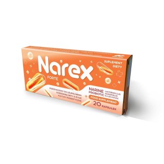 PROBIOTYK NARINE FORTE 20 KAPSUŁEK - NAREX