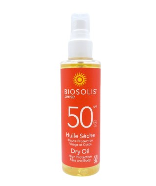 SUCHY OLEJEK PRZECIWSŁONECZNY DO CIAŁA SPF 50 150 ml - BIOSOLIS (SENSE) (PRODUKT SEZONOWY)