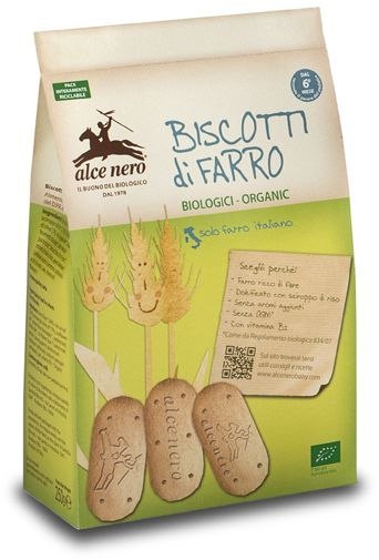 CIASTKA ORKISZOWE DLA DZIECI OD 6 MIESIĄCA BIO 250 g - ALCE NERO