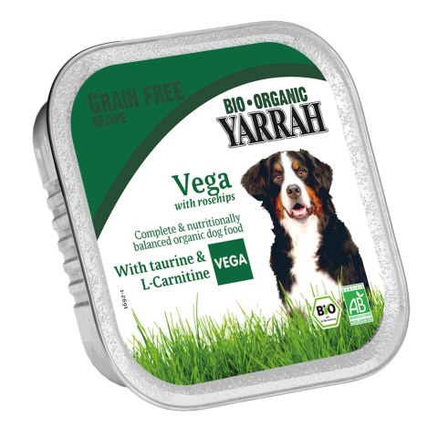 (DLA PSA) KARMA - VEGA Z OWOCAMI DZIKIEJ RÓŻY BIO 150 g - YARRAH