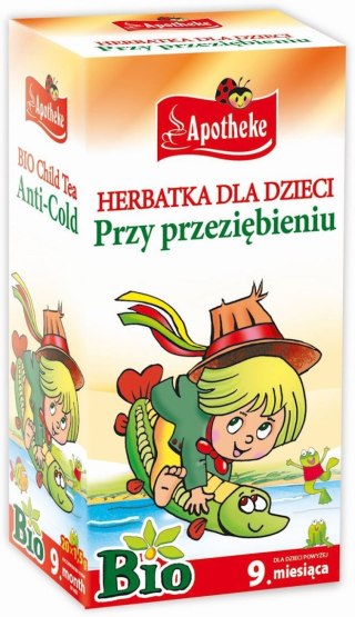 HERBATKA DLA DZIECI - LIPA, RUMIANEK I MIĘTA BIO (20 x 1,5 g) 30 g -APOTHEKE