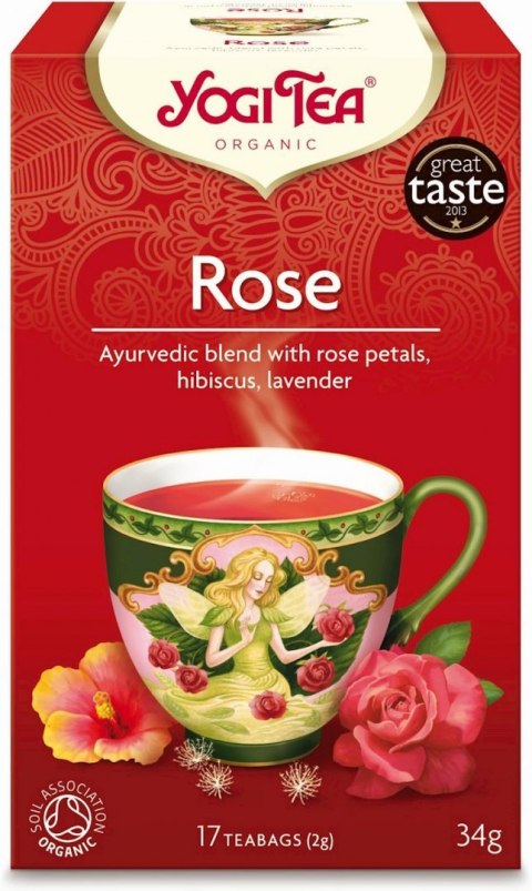 HERBATKA TAO ROSE BIO (17 x 2 g) 34 g - YOGI TEA