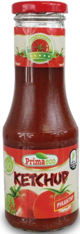 KETCHUP PIKANTNY BEZGLUTENOWY BIO 315 g - PRIMAVIKA