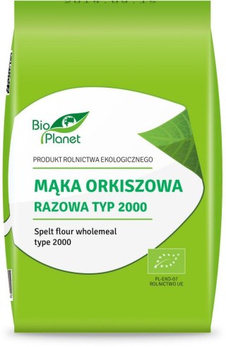MĄKA ORKISZOWA RAZOWA TYP 2000 BIO 1 kg - BIO PLANET