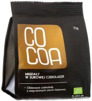 MIGDAŁY W CZEKOLADZIE SUROWEJ BIO 70 g - COCOA