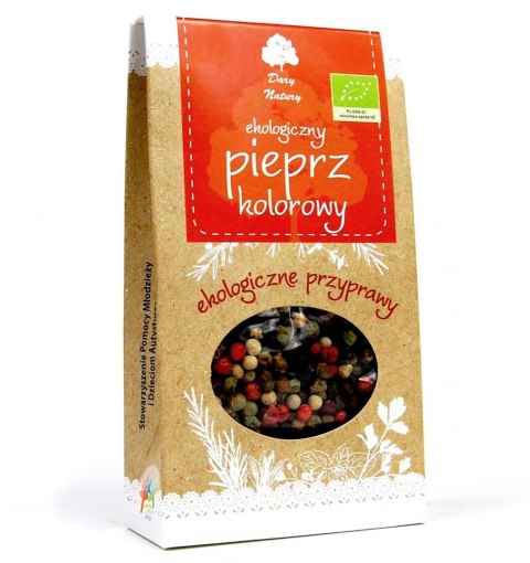 PIEPRZ KOLOROWY ZIARNISTY BIO 30 g - DARY NATURY