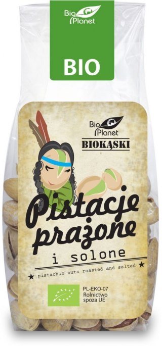 PISTACJE PRAŻONE I SOLONE BIO 100 g - BIO PLANET