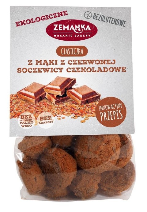 CIASTKA SOCZEWICOWE CZEKOLADOWE BEZGLUTENOWE BIO 100 g - ZEMANKA