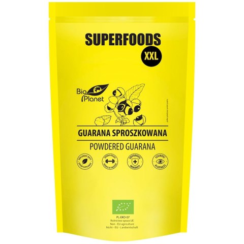 GUARANA SPROSZKOWANA BIO 500 g - BIO PLANET SUPERFOODS