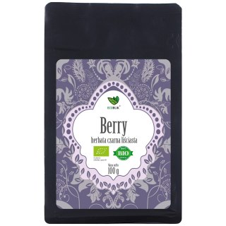 HERBATA CZARNA LIŚCIASTA OWOCE LEŚNE BIO 100 g - ECOBLIK