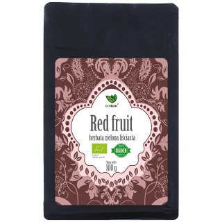 HERBATA ZIELONA LIŚCIASTA CZERWONE OWOCE BIO 100 g - ECOBLIK