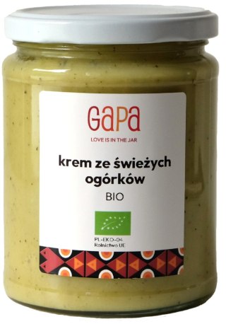 KREM ZE ŚWIEŻYCH OGÓRKÓW BIO 450 g - GAPA (PRODUKT SEZONOWY)