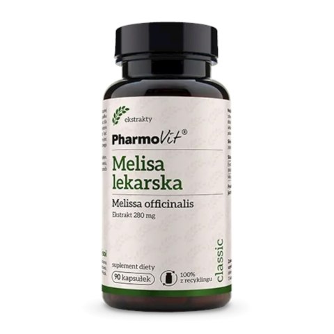 MELISA LEKARSKA EKSTRAKT (280 mg) BEZGLUTENOWA 90 KAPSUŁEK - PHARMOVIT (CLASSIC)