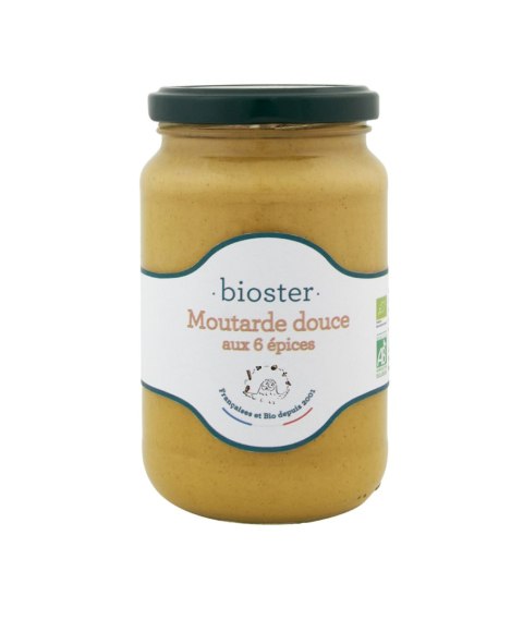 MUSZTARDA Z 6 PRZYPRAWAMI BIO 350 g - BIOSTER