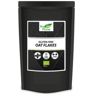 PŁATKI OWSIANE BEZGLUTENOWE BIO 600 g - BIO PLANET INTERNATIONAL