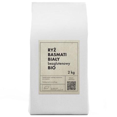 RYŻ BASMATI BIAŁY BEZGLUTENOWY BIO 2 kg - THE PLANET