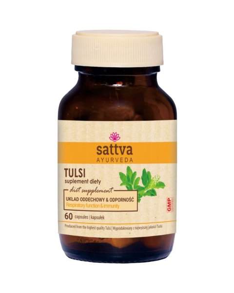 TULSI EKSTRAKT (450 mg) 60 KAPSUŁEK - SATTVA (FOODS)