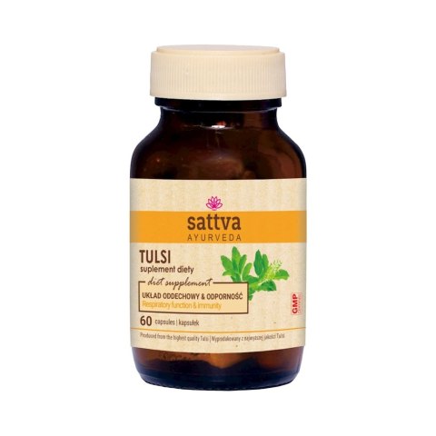 TULSI EKSTRAKT (450 mg) 60 KAPSUŁEK - SATTVA (FOODS)