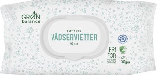 CHUSTECZKI NAWILŻANE PODRÓŻNE DLA DZIECI ECO 100 szt. - GRON BALANCE