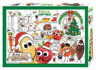 KALENDARZ ADWENTOWY - PRZEKĄSKI BIO 831 g - FRECHE FREUNDE (PRODUKT SEZONOWY)