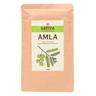 MASECZKA ZIOŁOWA DO WŁOSÓW AMLA 100 g - SATTVA (AYURVEDA)