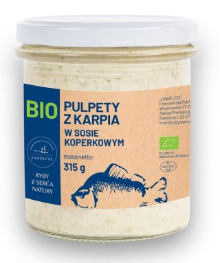 PULPETY Z KARPIA W SOSIE KOPERKOWYM BIO 315 g - GOSPODARSTWO RYBACKIE ZAWÓLCZE (NA ZAMÓWIENIE)