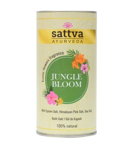SÓL DO KĄPIELI JUNGLE BLOOM 300 g - SATTVA (AYURVEDA)