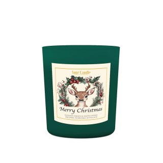 ŚWIECA SOJOWA ZAPACHOWA MERRY CHRISTMAS 180 ml - YOUR CANDLE (PRODUKT SEZONOWY)