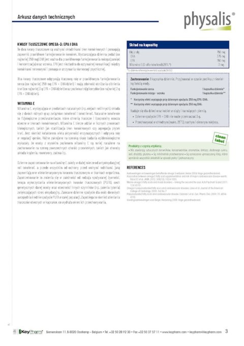 TABLETKI NA KONTROLĘ CHOLESTEROLU 30 szt. - PHYSALIS