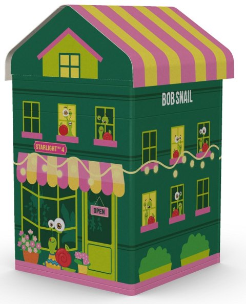 ZESTAW ŚWIĄTECZNY SNAIL CITY - PRZEKĄSKI OWOCOWE Z GRĄ I ZABAWKĄ BEZ DODATKU CUKRÓW BEZGLUTENOWE 384 g - BOB SNAIL (PRODUKT SEZO