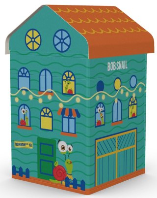 ZESTAW ŚWIĄTECZNY SNAIL CITY - PRZEKĄSKI OWOCOWE Z GRĄ I ZABAWKĄ BEZ DODATKU CUKRÓW BEZGLUTENOWE 384 g - BOB SNAIL (PRODUKT SEZO