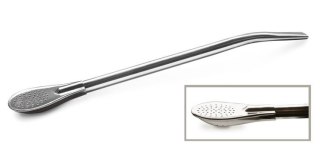 BOMBILLA ZE STALI NIERDZEWNEJ ŁYŻECZKOWA LIZA 19 cm - YERBA MATE GREEN ORGANIC