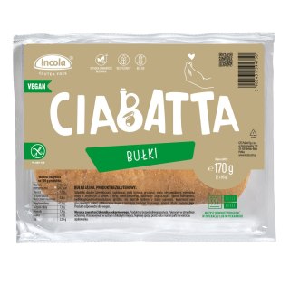 BUŁKI CIABATTA BEZGLUTENOWE (2 szt.) 170 g - INCOLA