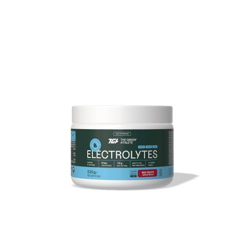 ELEKTROLITY O SMAKU CZERWONYCH OWOCÓW BEZGLUTENOWE 320 g - THE GREEN ATHLETE