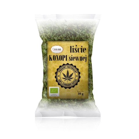 HERBATKA LIŚĆ KONOPI BIO 30 g - MIR-LEK