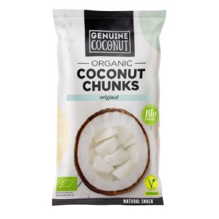 KOKOS KAWAŁKI ŚWIEŻE BEZGLUTENOWE BIO 30 g - GENUINE COCONUT