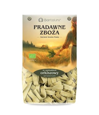 MAKARON (ORKISZOWY SZPINAKOWY) WSTĄŻKI BIO 250 g - BARTOLINI (PRADAWNE ZBOŻA)