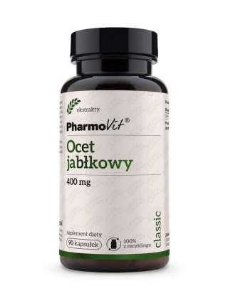 OCET JABŁKOWY (400 mg) BEZGLUTENOWY 90 KAPSUŁEK - PHARMOVIT (CLASSIC)
