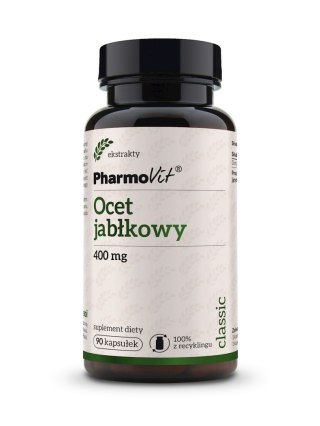 OCET JABŁKOWY (400 mg) BEZGLUTENOWY 90 KAPSUŁEK - PHARMOVIT (CLASSIC)