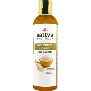 OLEJ SEZAMOWY TŁOCZONY NA ZIMNO 250 ml - SATTVA (FOODS)