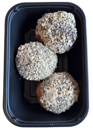 PĄCZKI W CZEKOLADZIE BEZGLUTENOWE (3 szt.) 340 g - ZDROWA MICHA (NA ZAMÓWIENIE - PRODUKT SEZONOWY)