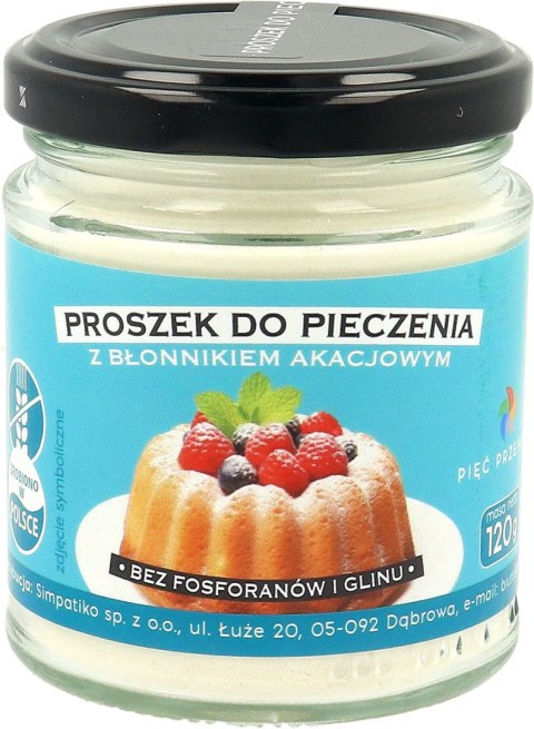 PROSZEK DO PIECZENIA Z BŁONNIKIEM AKACJOWYM BEZGLUTENOWY 120 g - PIĘĆ PRZEMIAN